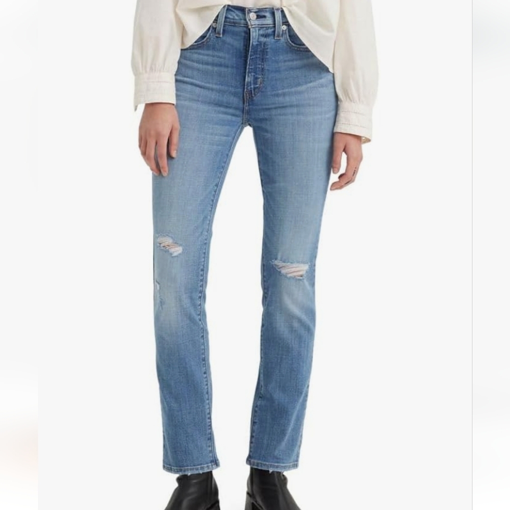 Levi's 724 High Rise Straight Denim Jean
